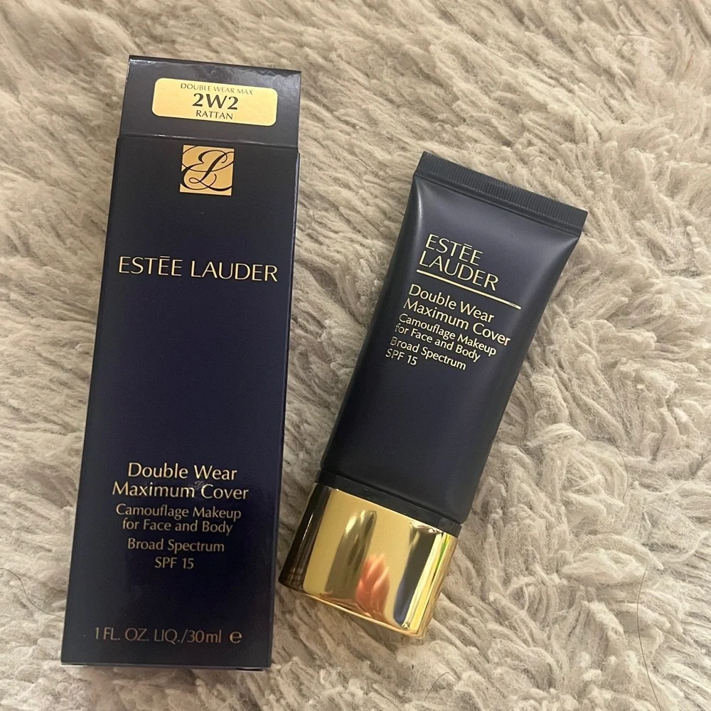 Estee Lauder Double Wear Maximum Cover Camouflage Makeup 2W2 RATTAN 1floz